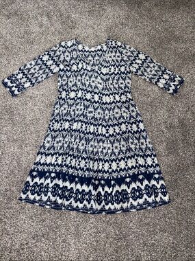 Lola Australia Morocco Mini/Midi Dress in 'Apple Navy'